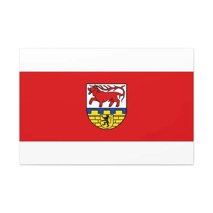 Flag of Oberspreewald Lausitz Germany - Canvas Wall Art 36" x 24" 1.25" - The Sticker Space