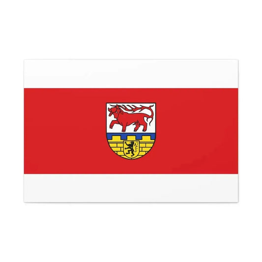Flag of Oberspreewald Lausitz Germany - Canvas Wall Art 36" x 24" 1.25" - The Sticker Space