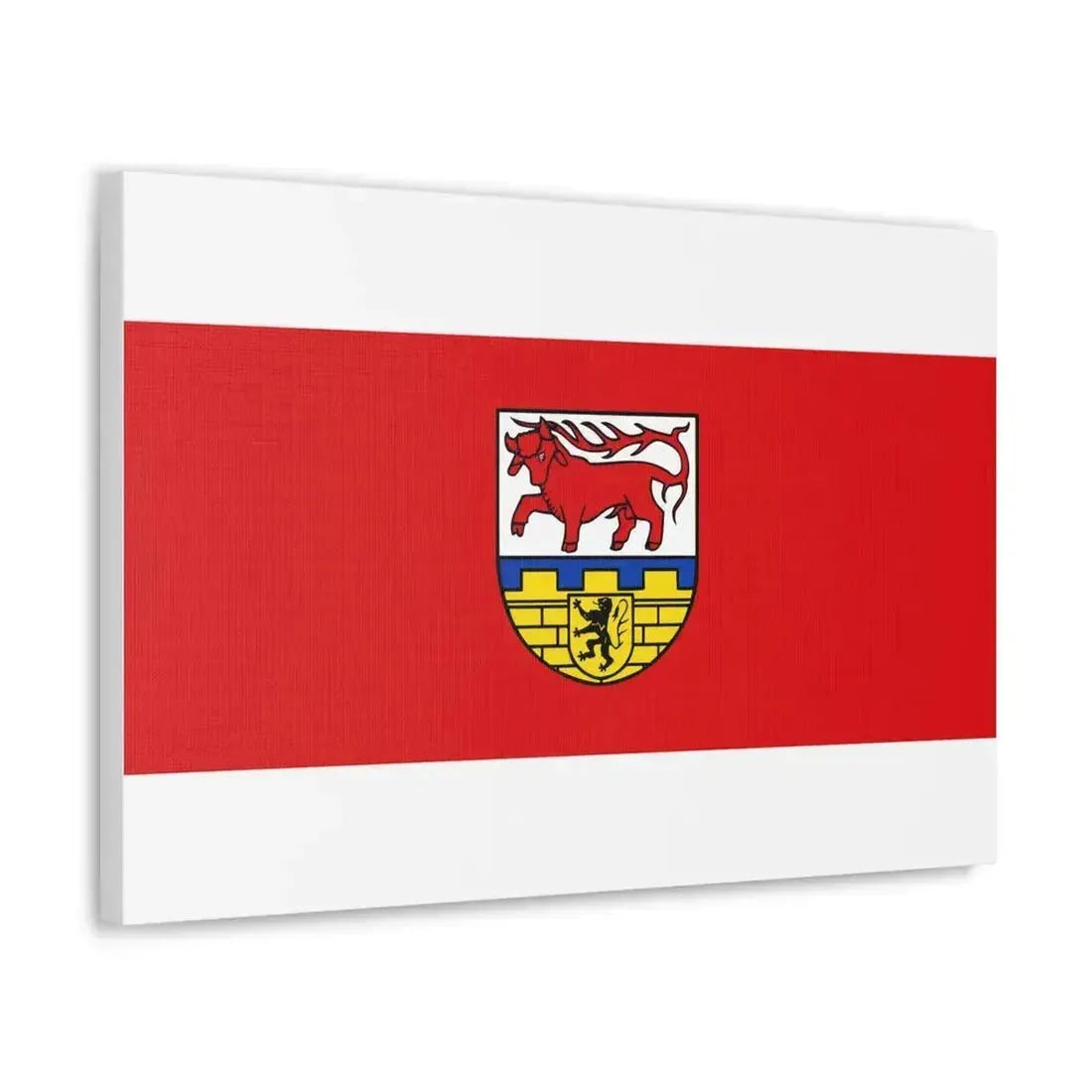 Flag of Oberspreewald Lausitz Germany - Canvas Wall Art - The Sticker Space
