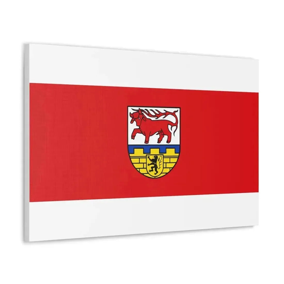 Flag of Oberspreewald Lausitz Germany - Canvas Wall Art - The Sticker Space
