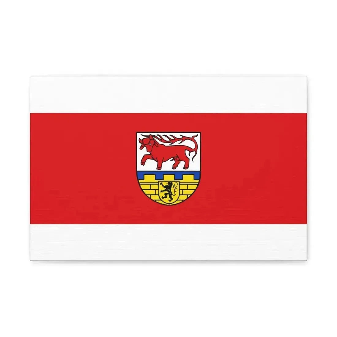 Flag of Oberspreewald Lausitz Germany - Canvas Wall Art - The Sticker Space