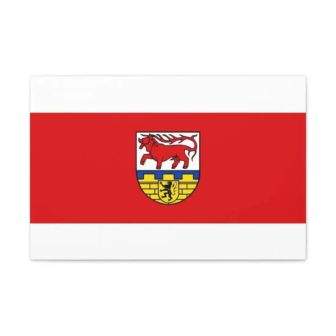 Flag of Oberspreewald Lausitz Germany - Canvas Wall Art - The Sticker Space