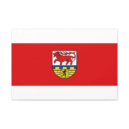 Flag of Oberspreewald Lausitz Germany - Canvas Wall Art - The Sticker Space