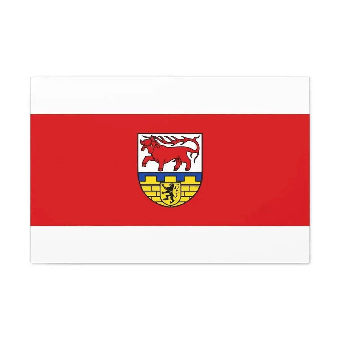 Flag of Oberspreewald Lausitz Germany - Canvas Wall Art - The Sticker Space