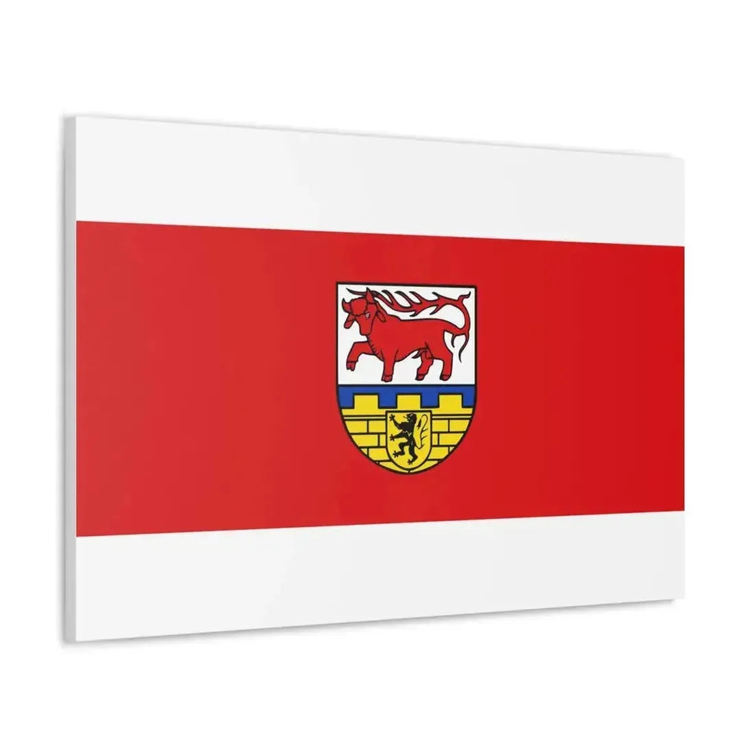 Flag of Oberspreewald Lausitz Germany - Canvas Wall Art - The Sticker Space