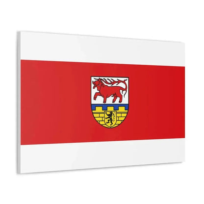 Flag of Oberspreewald Lausitz Germany - Canvas Wall Art - The Sticker Space