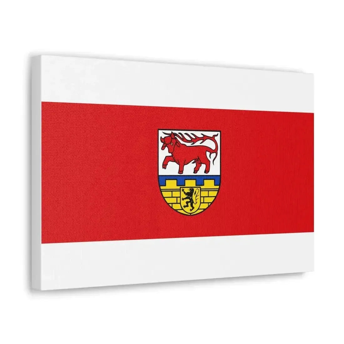 Flag of Oberspreewald Lausitz Germany - Canvas Wall Art - The Sticker Space