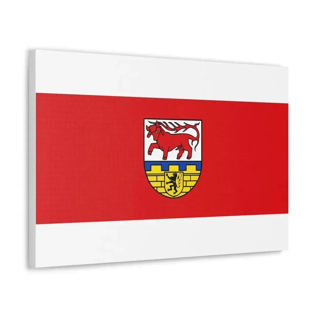 Flag of Oberspreewald Lausitz Germany - Canvas Wall Art - The Sticker Space