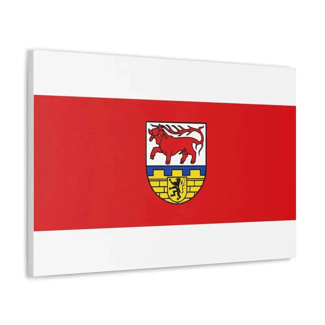 Flag of Oberspreewald Lausitz Germany - Canvas Wall Art - The Sticker Space