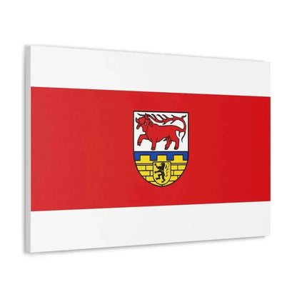 Flag of Oberspreewald Lausitz Germany - Canvas Wall Art - The Sticker Space