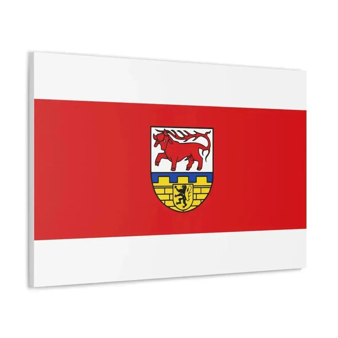 Flag of Oberspreewald Lausitz Germany - Canvas Wall Art - The Sticker Space