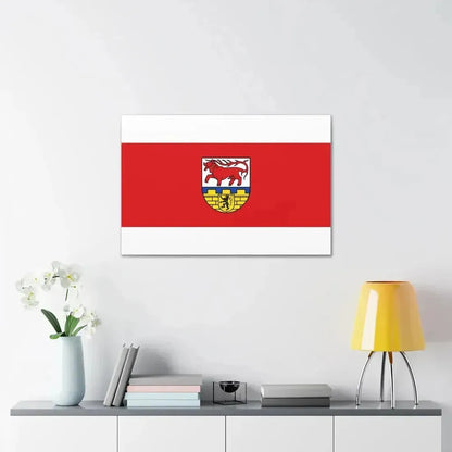 Flag of Oberspreewald Lausitz Germany - Canvas Wall Art - The Sticker Space