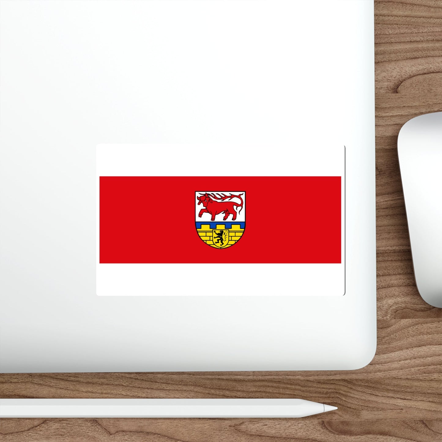 Flag of Oberspreewald Lausitz Germany STICKER Vinyl Die-Cut Decal-The Sticker Space