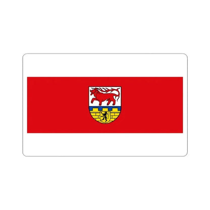 Flag of Oberspreewald Lausitz Germany - STICKER Vinyl Kiss-Cut Decal 3 Inch White - The Sticker Space