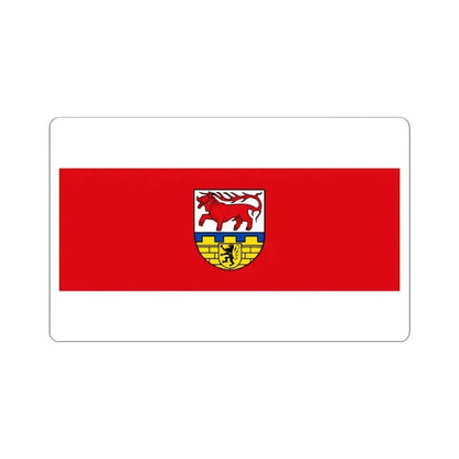 Flag of Oberspreewald Lausitz Germany - STICKER Vinyl Kiss-Cut Decal 4 Inch White - The Sticker Space