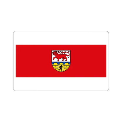 Flag of Oberspreewald Lausitz Germany - STICKER Vinyl Kiss-Cut Decal 6 Inch White - The Sticker Space