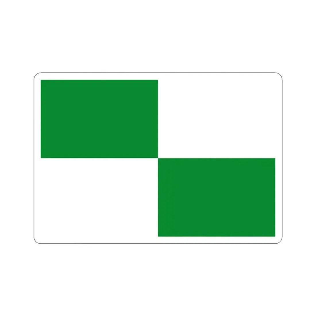 Flag of Ocaña Norte de Santander Colombia STICKER Vinyl Die-Cut Decal 2 Inch - The Sticker Space