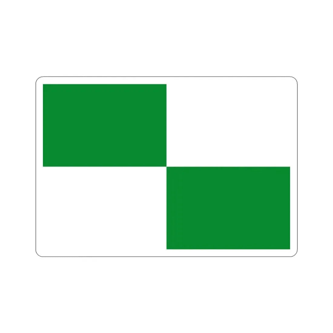 Flag of Ocaña Norte de Santander Colombia STICKER Vinyl Die-Cut Decal 2 Inch - The Sticker Space