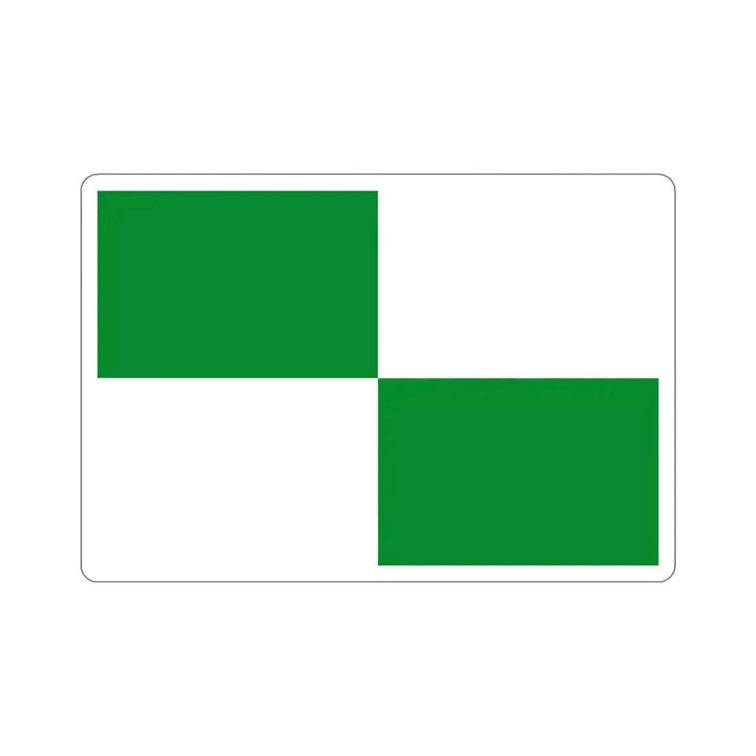 Flag of Ocaña Norte de Santander Colombia STICKER Vinyl Die-Cut Decal 6 Inch - The Sticker Space