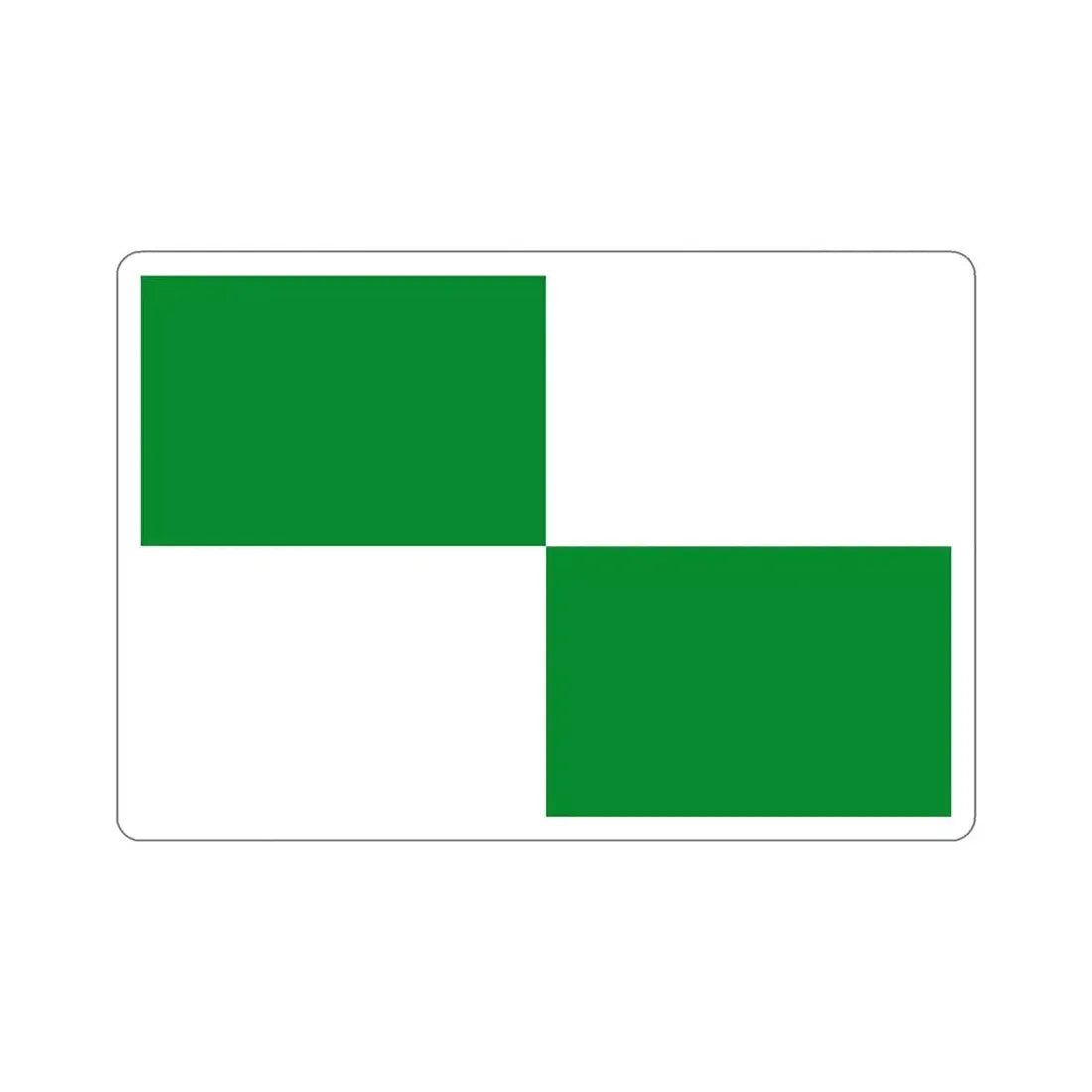 Flag of Ocaña Norte de Santander Colombia STICKER Vinyl Die-Cut Decal 6 Inch - The Sticker Space