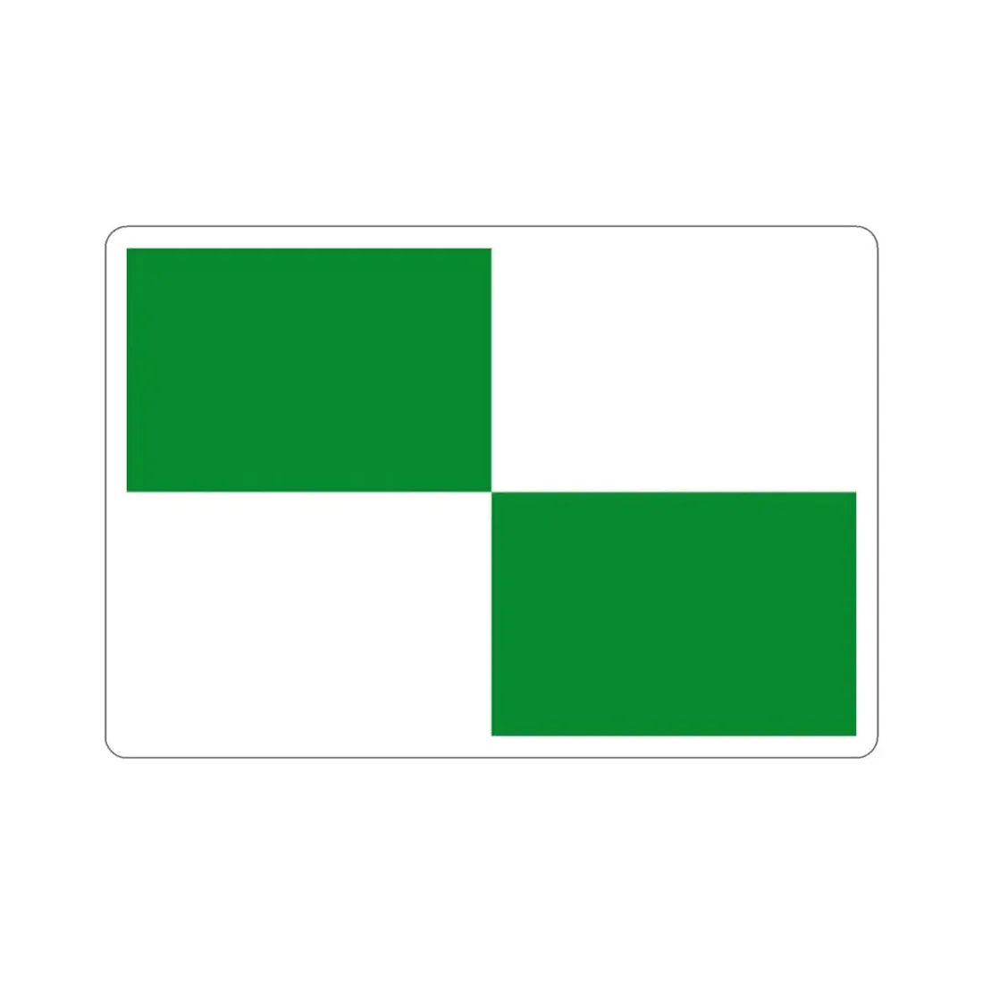 Flag of Ocaña Norte de Santander Colombia STICKER Vinyl Die-Cut Decal - The Sticker Space