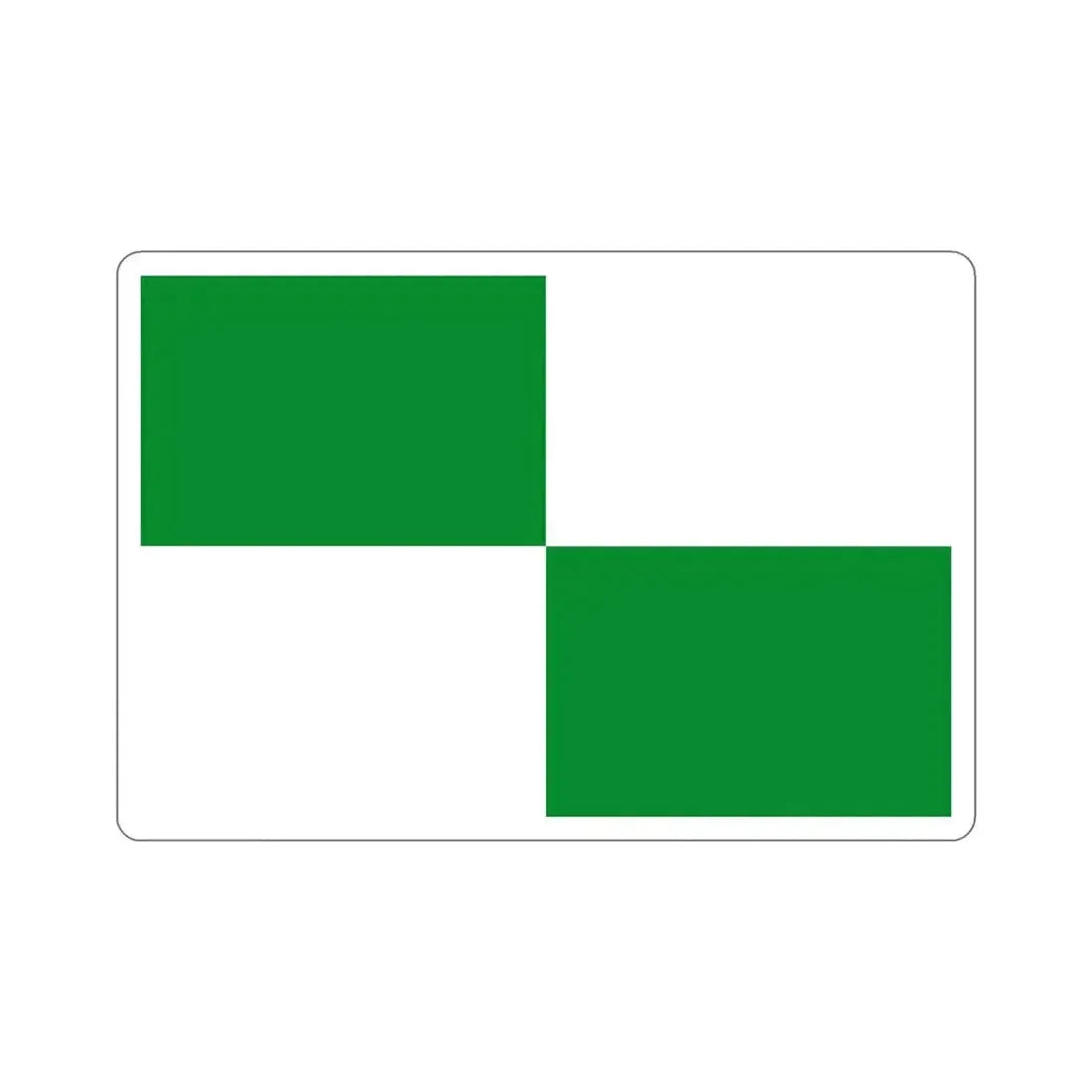 Flag of Ocaña Norte de Santander Colombia STICKER Vinyl Die-Cut Decal - The Sticker Space