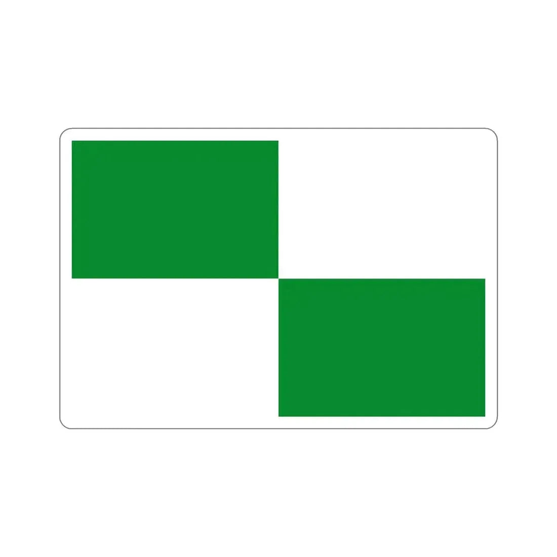 Flag of Ocaña Norte de Santander Colombia STICKER Vinyl Die-Cut Decal - The Sticker Space