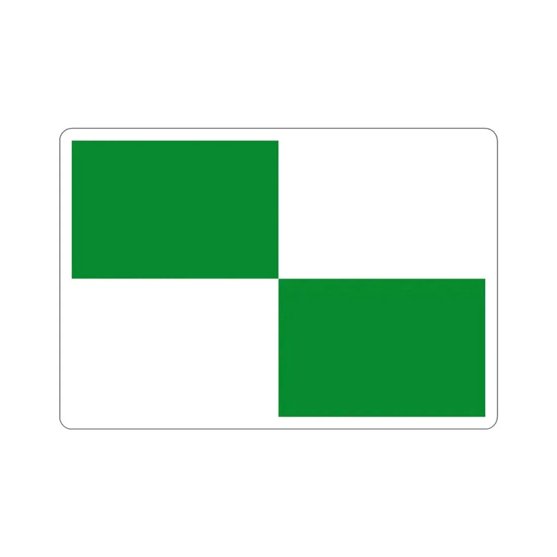 Flag of Ocaña Norte de Santander Colombia STICKER Vinyl Die-Cut Decal - The Sticker Space