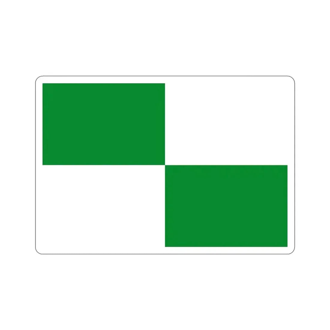 Flag of Ocaña Norte de Santander Colombia STICKER Vinyl Die-Cut Decal - The Sticker Space