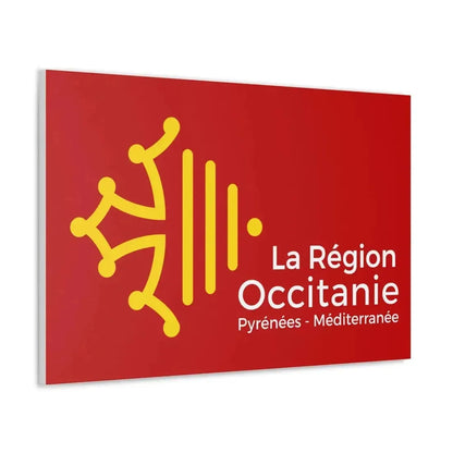 Flag of Occitanie France - Canvas Wall Art - The Sticker Space