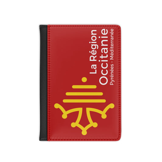 Flag of Occitanie France - Passport Holder-3.9" x 5.8"-The Sticker Space