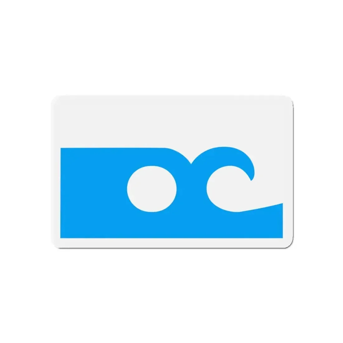 Flag of Ocean City Maryland - Refrigerator Magnet 4 Inch - The Sticker Space