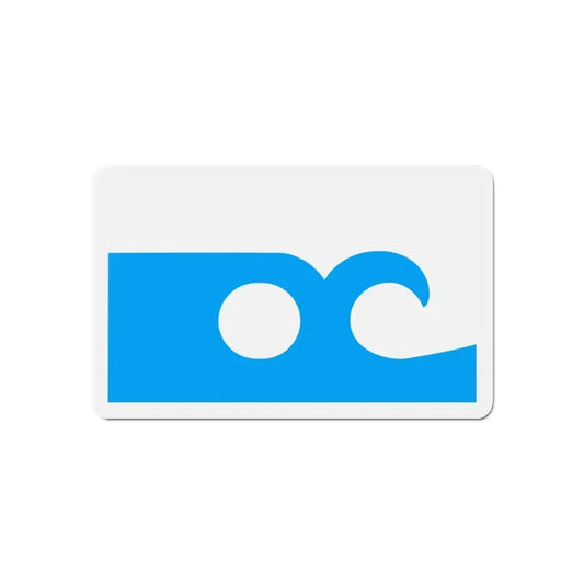 Flag of Ocean City Maryland - Refrigerator Magnet 6 Inch - The Sticker Space