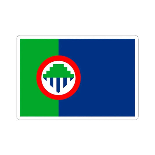 Flag of Oconee County South Carolina (United States) STICKER Vinyl Kiss-Cut Decal 2 Inch White - The Sticker Space