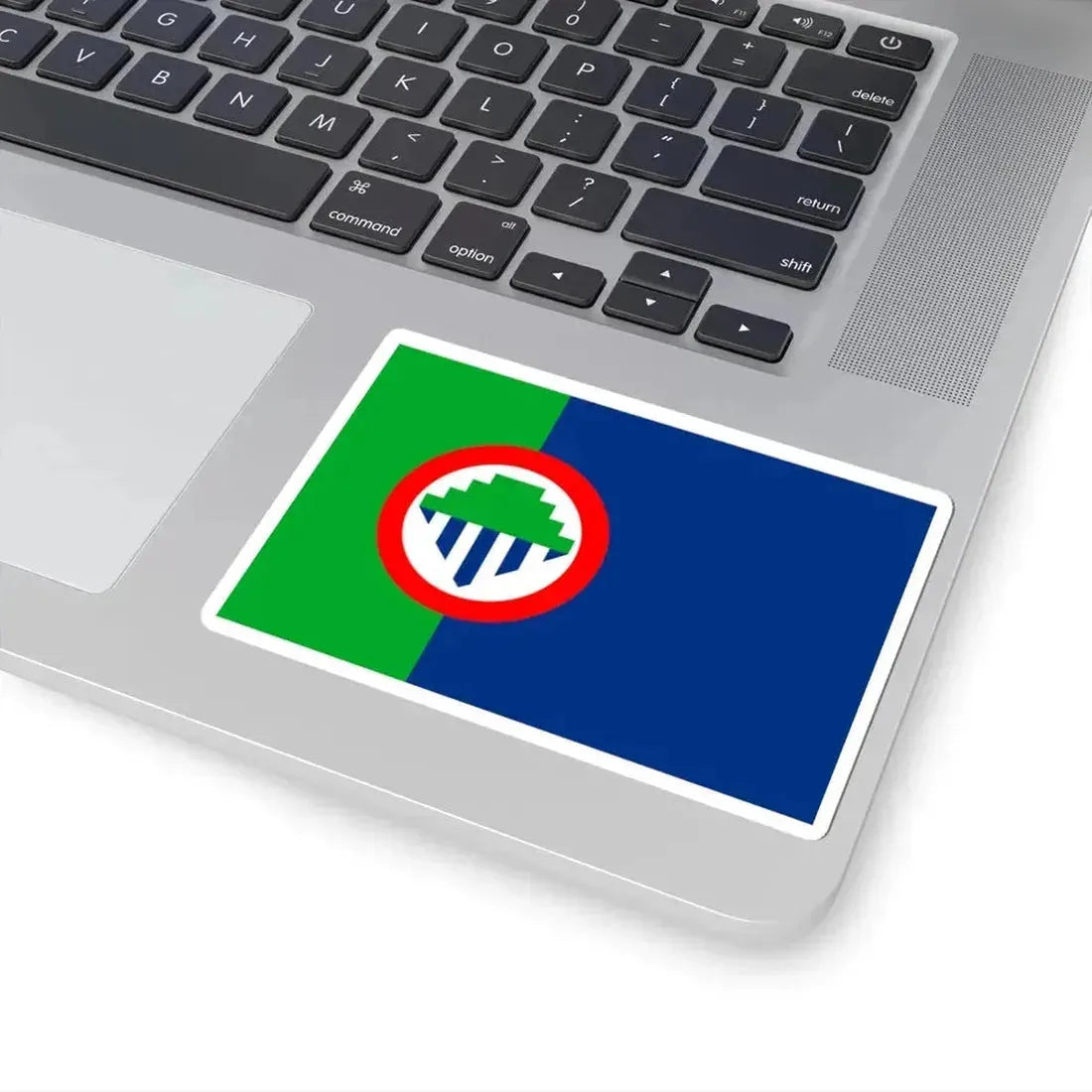 Flag of Oconee County South Carolina (United States) STICKER Vinyl Kiss-Cut Decal - The Sticker Space