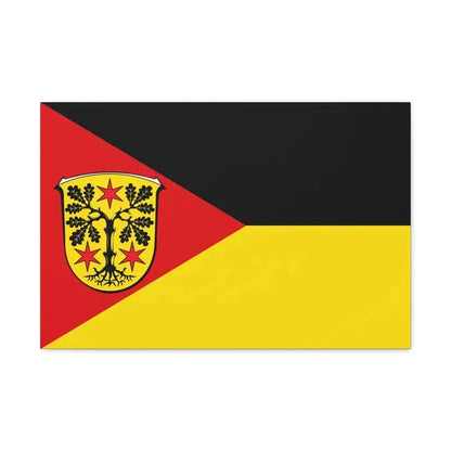Flag of Odenwaldkreis Germany - Canvas Wall Art 24″ x 16″ 1.25" - The Sticker Space