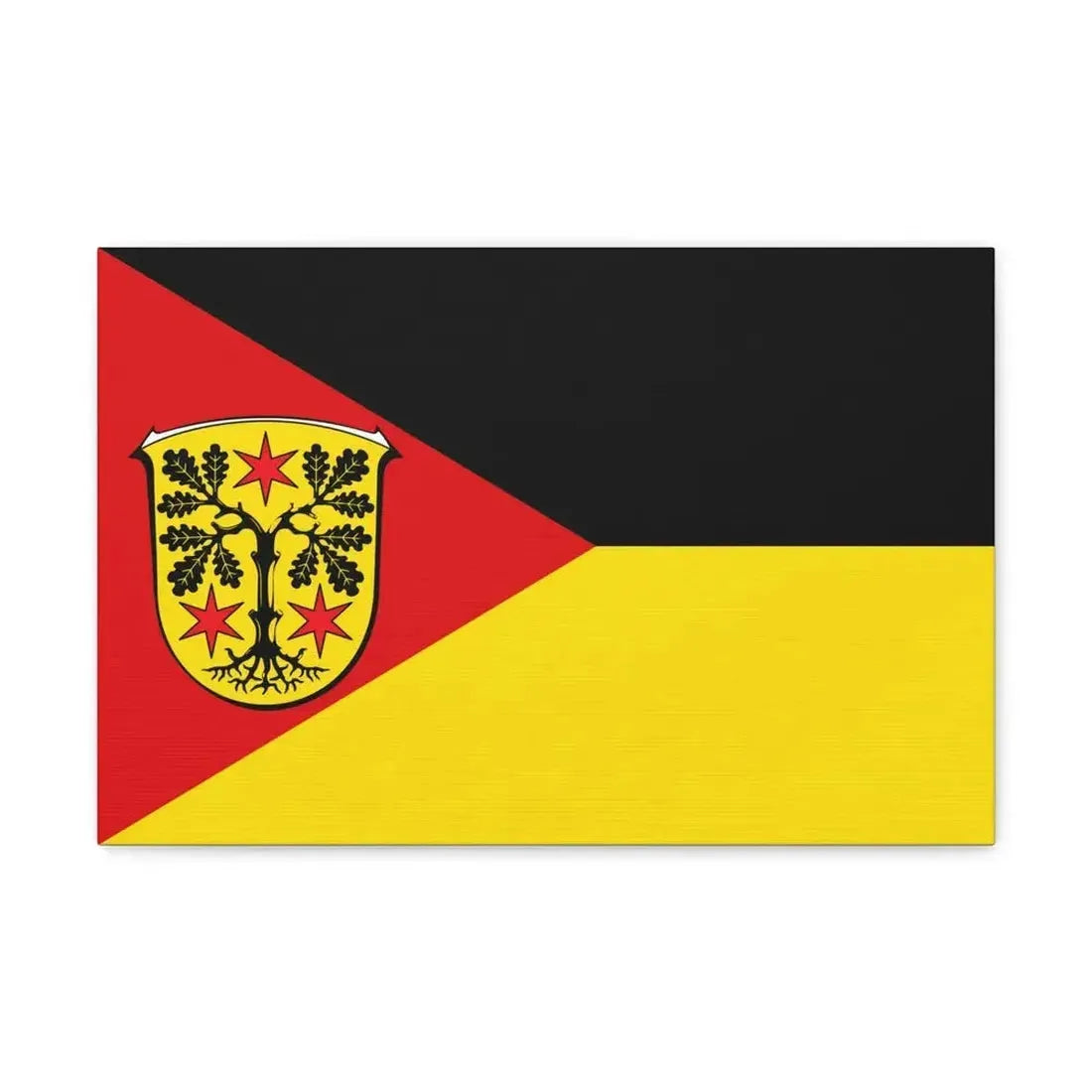 Flag of Odenwaldkreis Germany - Canvas Wall Art - The Sticker Space
