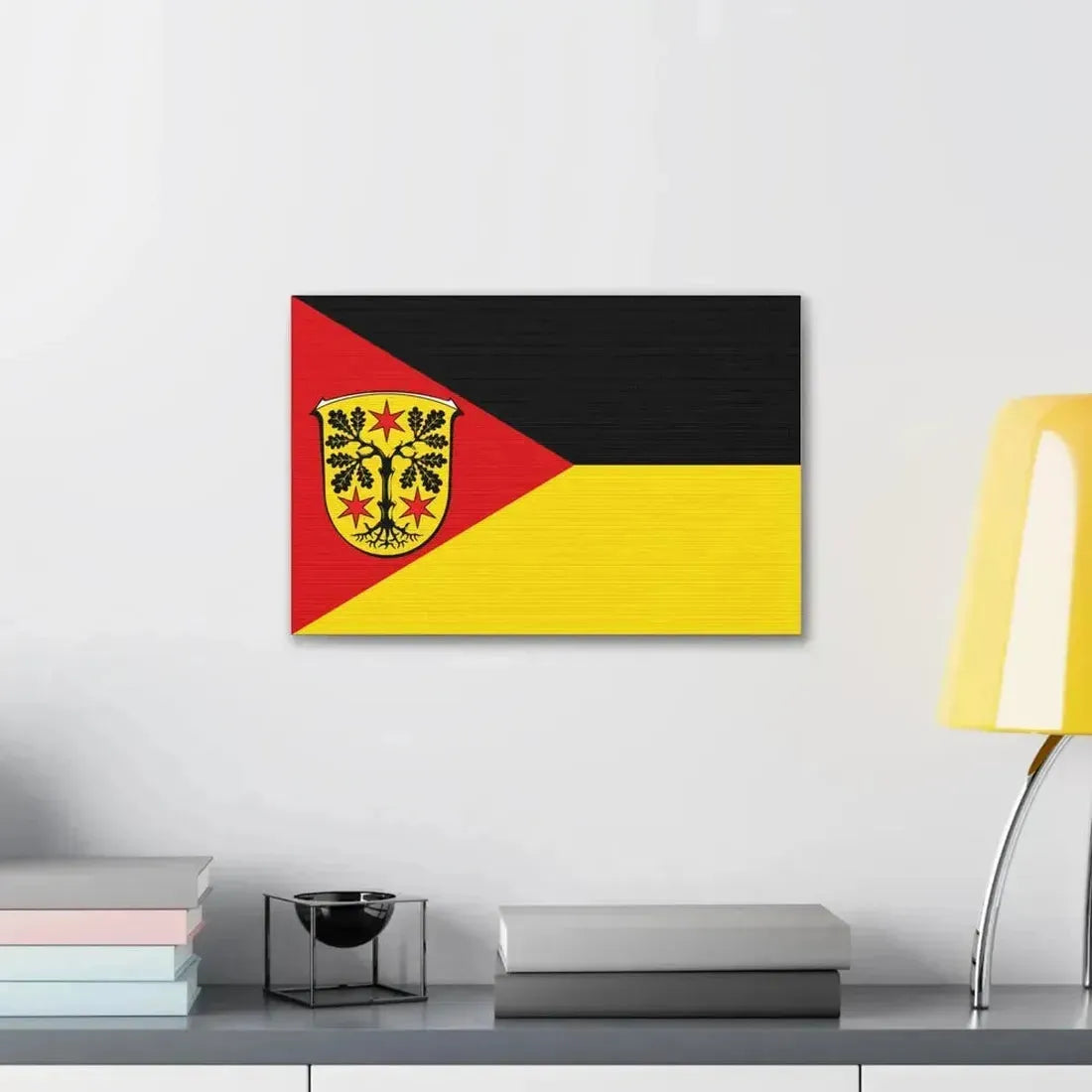 Flag of Odenwaldkreis Germany - Canvas Wall Art - The Sticker Space