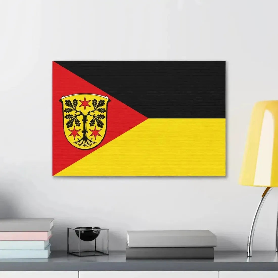 Flag of Odenwaldkreis Germany - Canvas Wall Art - The Sticker Space