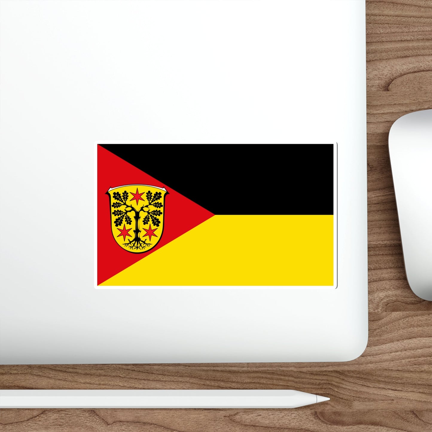 Flag of Odenwaldkreis Germany STICKER Vinyl Die-Cut Decal-The Sticker Space