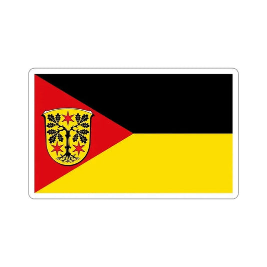 Flag of Odenwaldkreis Germany STICKER Vinyl Die-Cut Decal 6 Inch - The Sticker Space