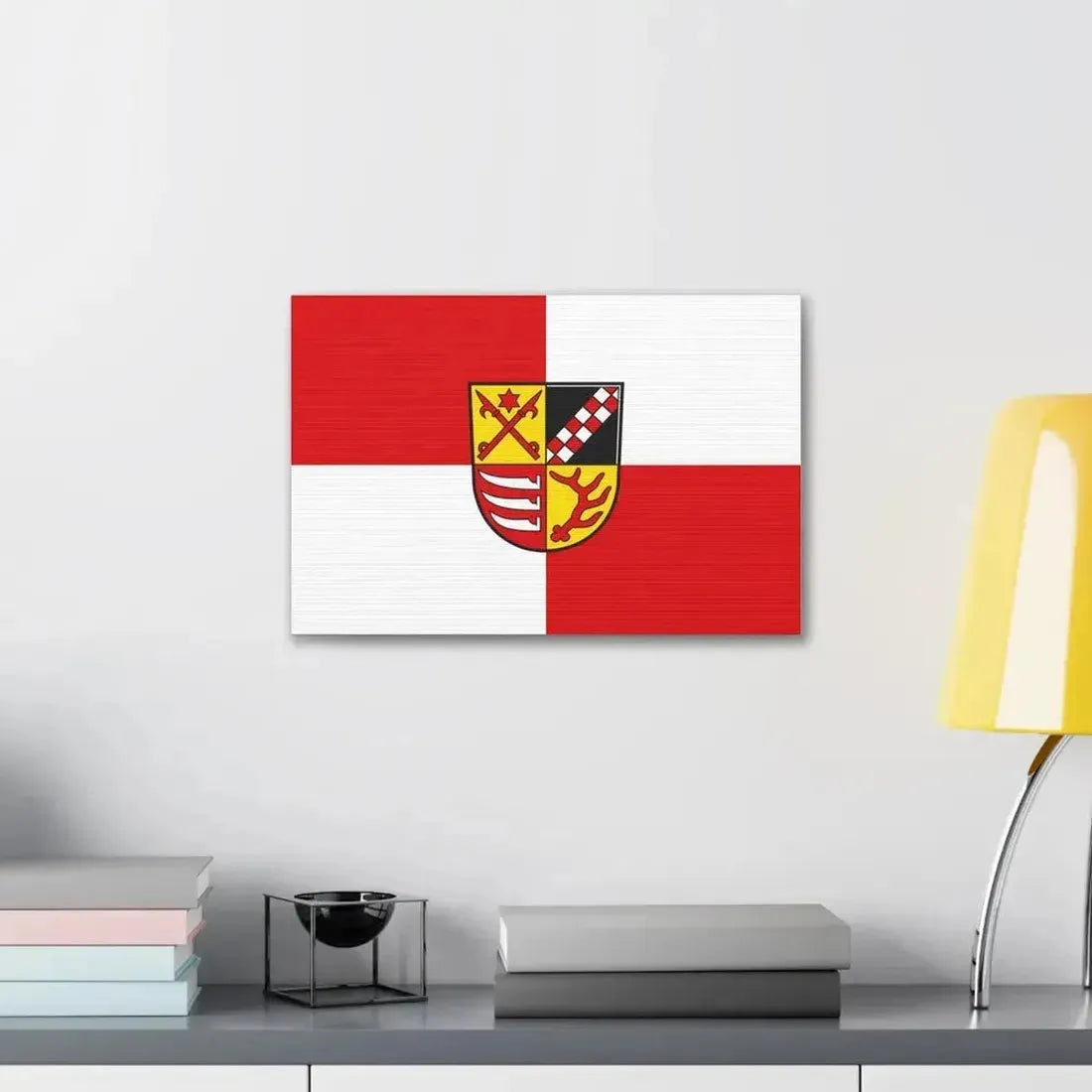 Flag of Oder Spree Germany - Canvas Wall Art - The Sticker Space