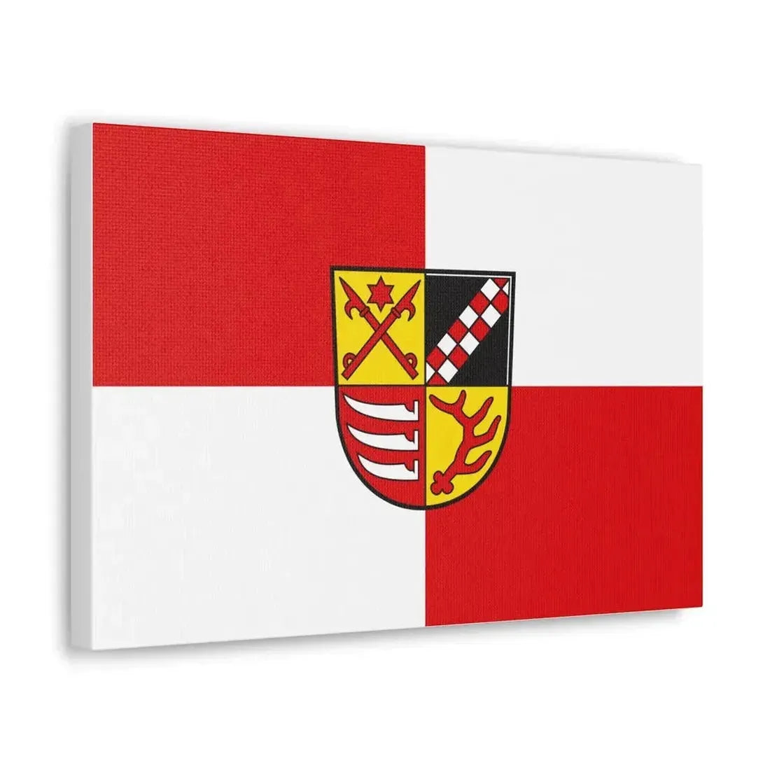 Flag of Oder Spree Germany - Canvas Wall Art - The Sticker Space