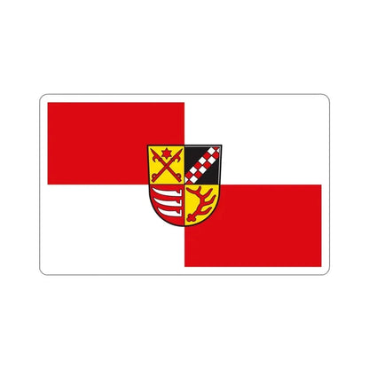 Flag of Oder Spree Germany STICKER Vinyl Die-Cut Decal 4 Inch - The Sticker Space