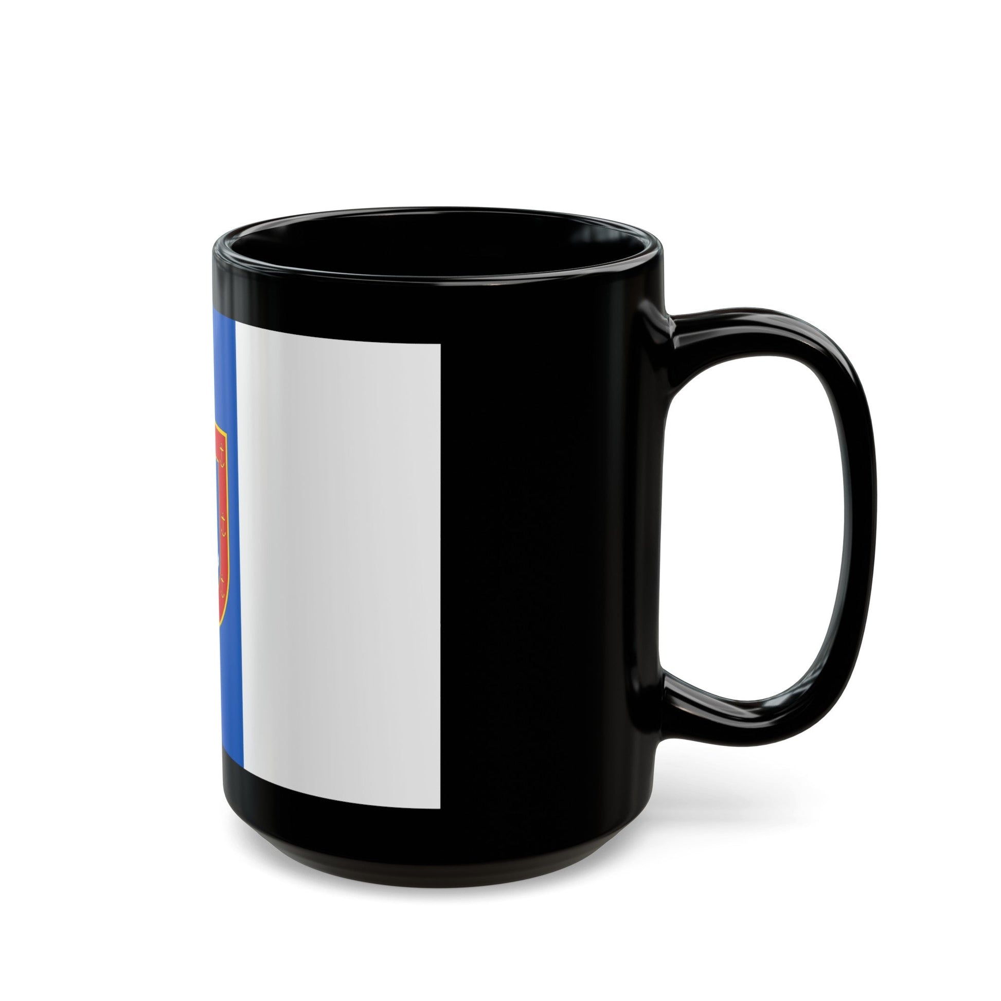 Flag of Odessa Oblast Ukraine - Black Coffee Mug-The Sticker Space