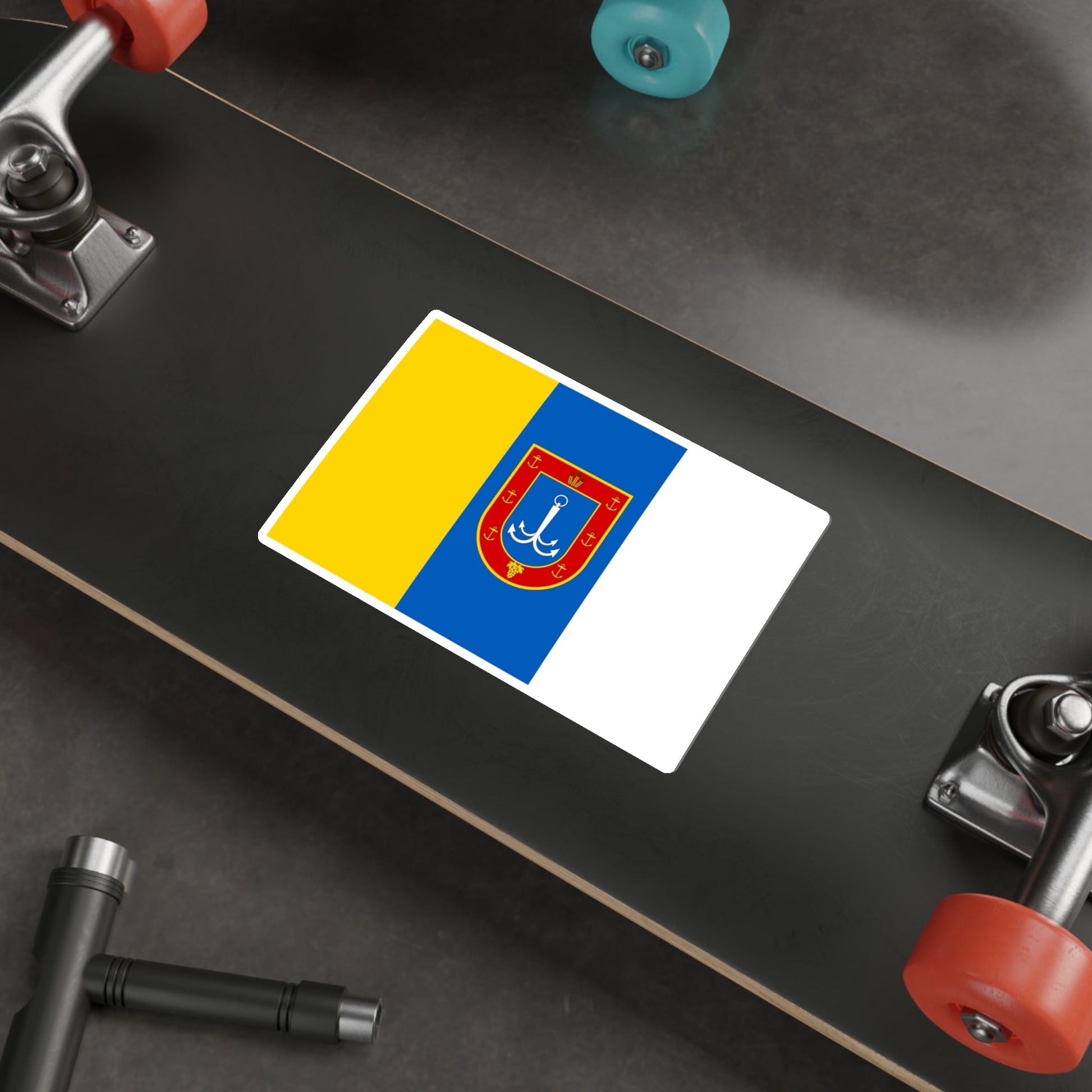 Flag of Odessa Oblast Ukraine STICKER Vinyl Die-Cut Decal-The Sticker Space