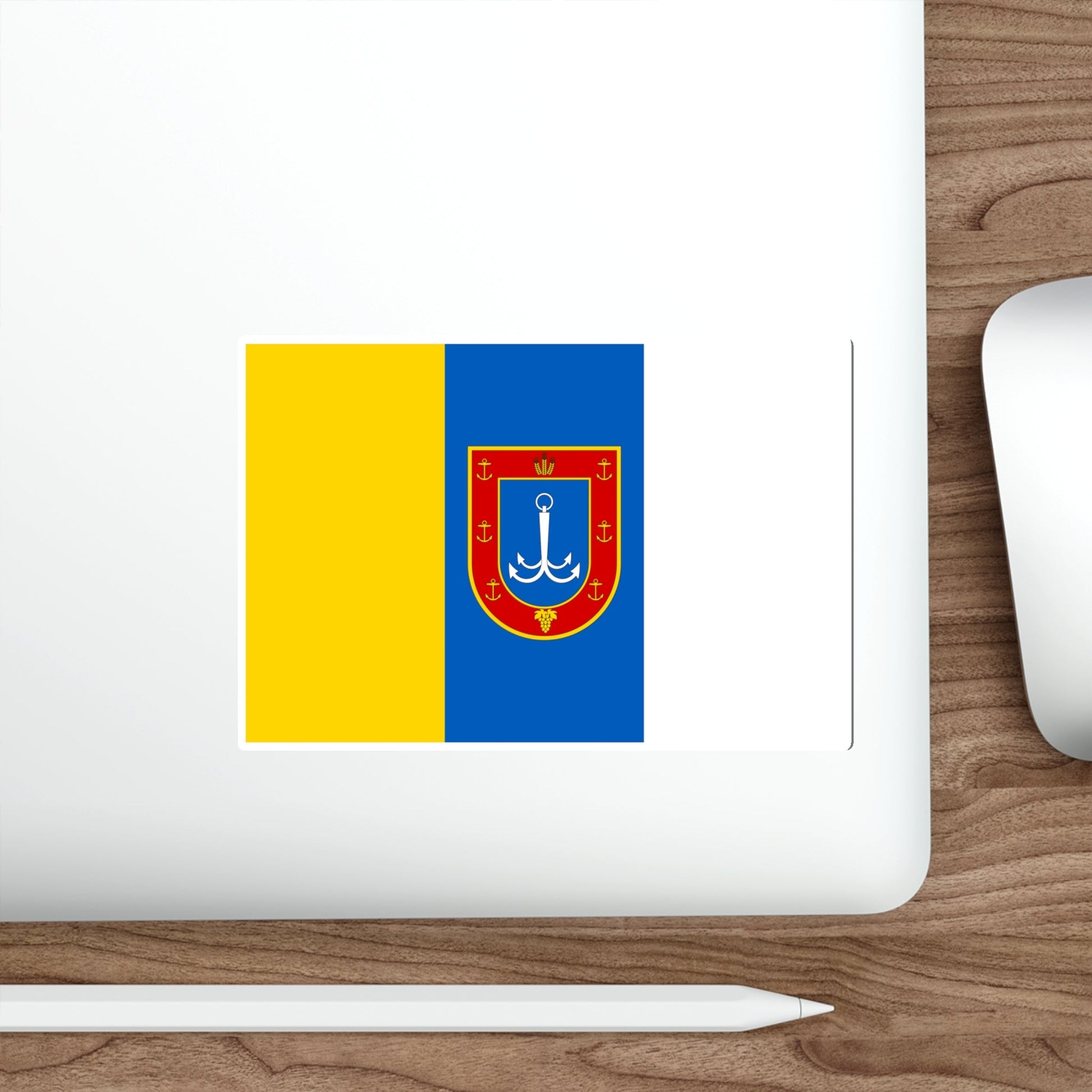 Flag of Odessa Oblast Ukraine STICKER Vinyl Die-Cut Decal-The Sticker Space