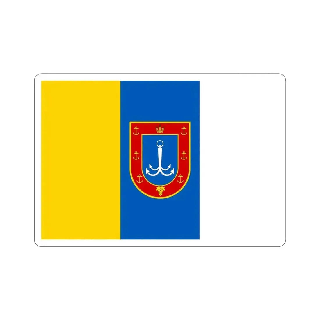Flag of Odessa Oblast Ukraine STICKER Vinyl Die-Cut Decal - The Sticker Space