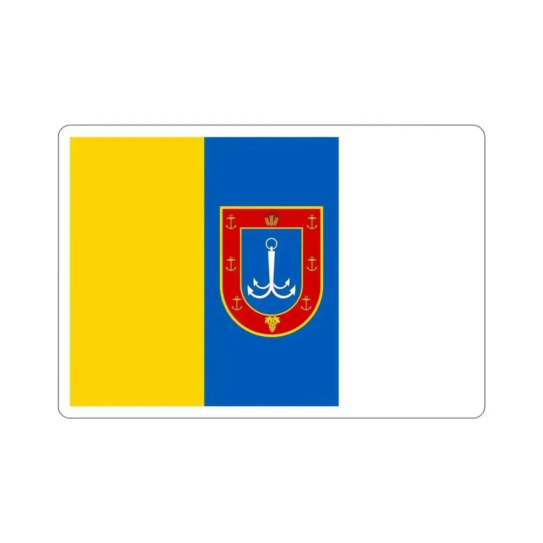 Flag of Odessa Oblast Ukraine STICKER Vinyl Die-Cut Decal - The Sticker Space