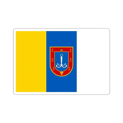 Flag of Odessa Oblast Ukraine - STICKER Vinyl Kiss-Cut Decal 3 Inch White - The Sticker Space
